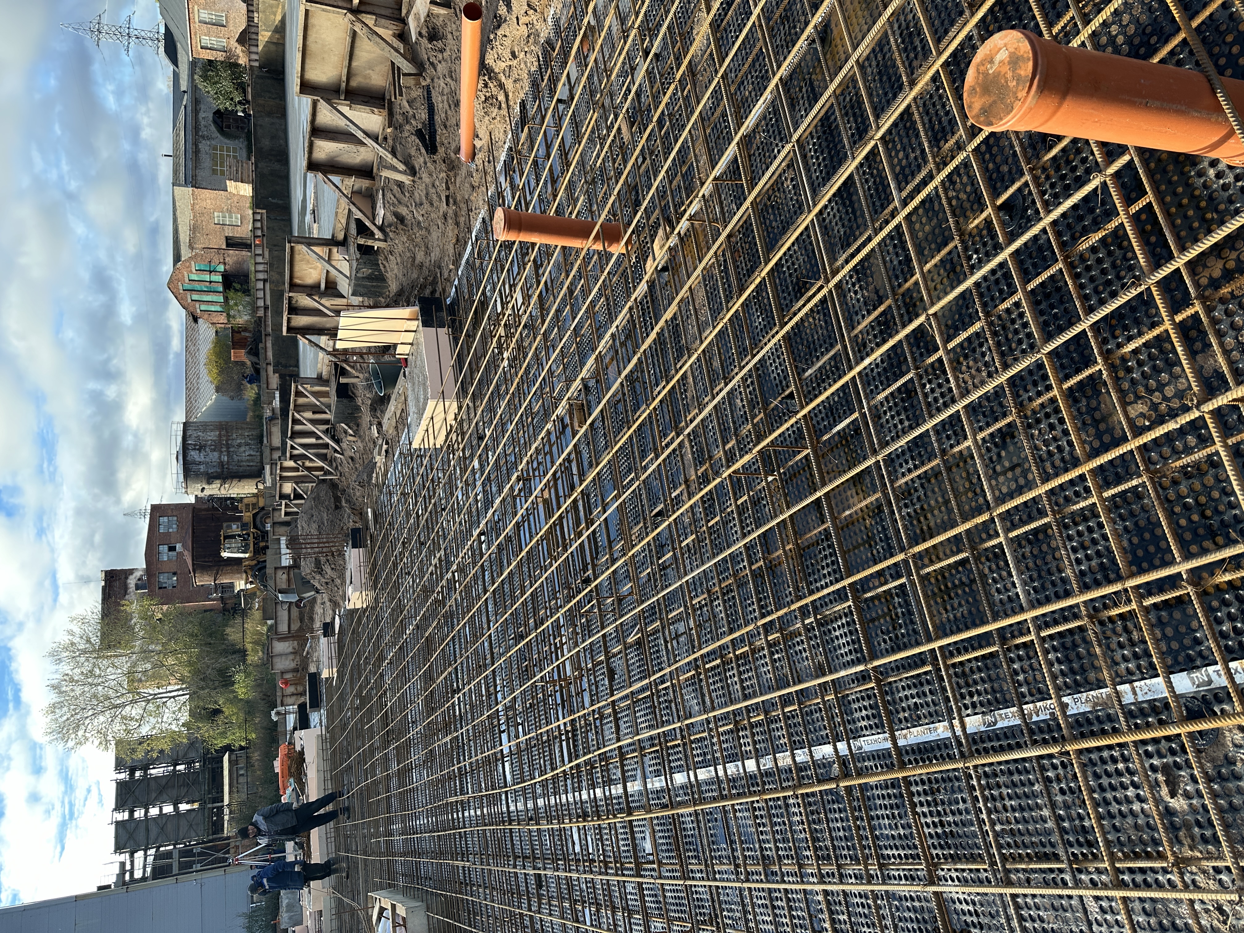 Производственное здание. Нулевой цикл